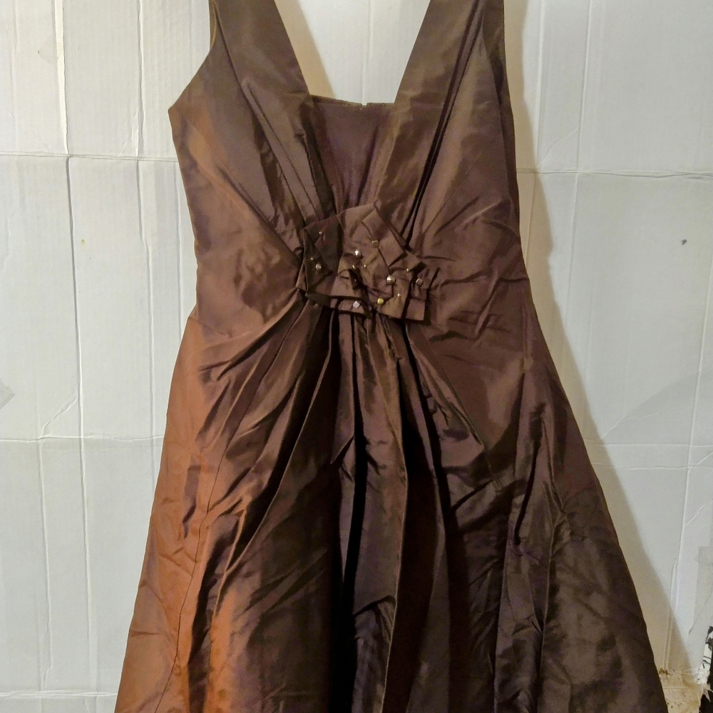 Exquisite Silk Tafetta Evening Dress BCBG Max azria Sz 2